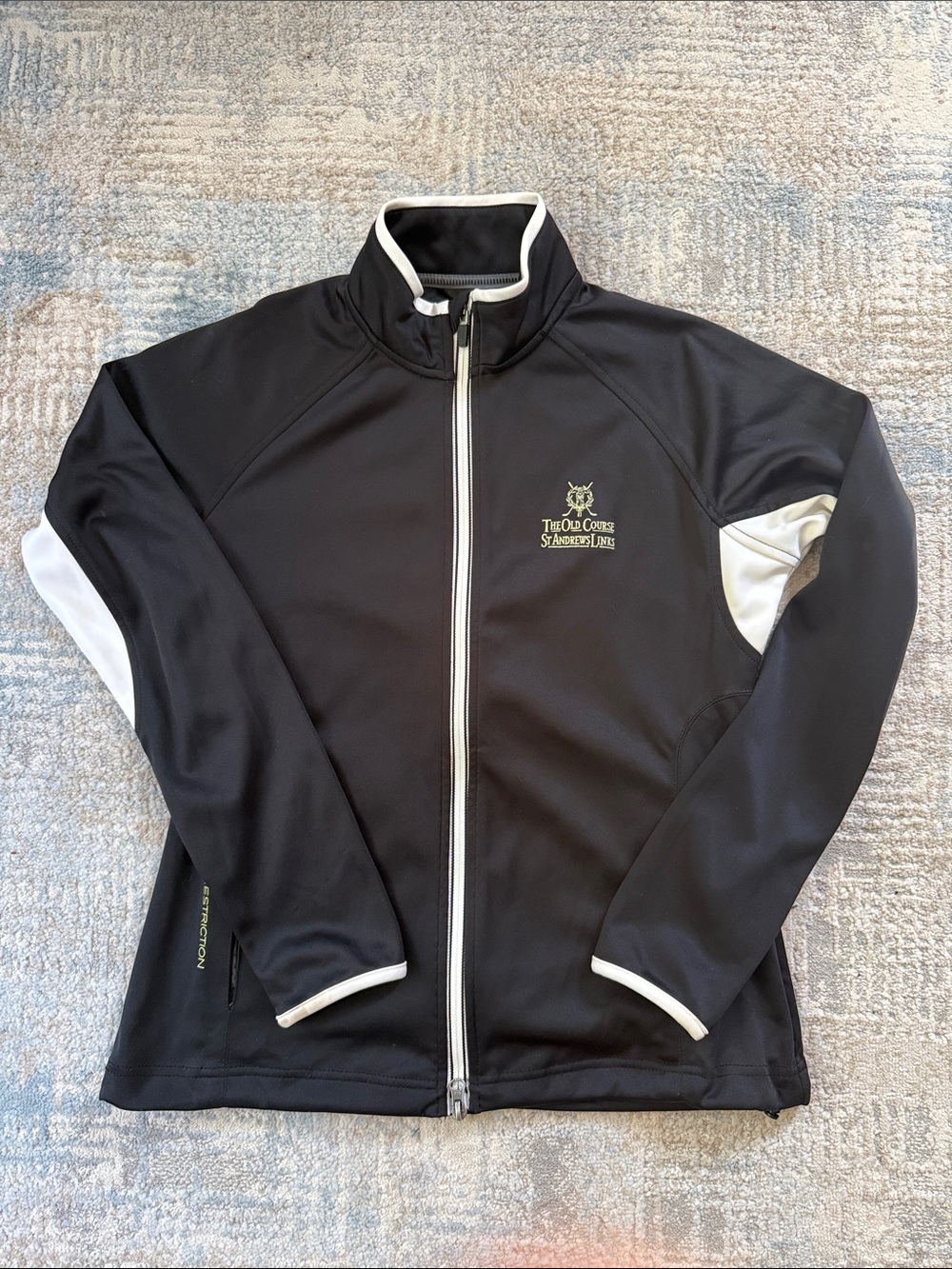 The Old Course St Andrews  Links Women's Black Full-Zip Up
